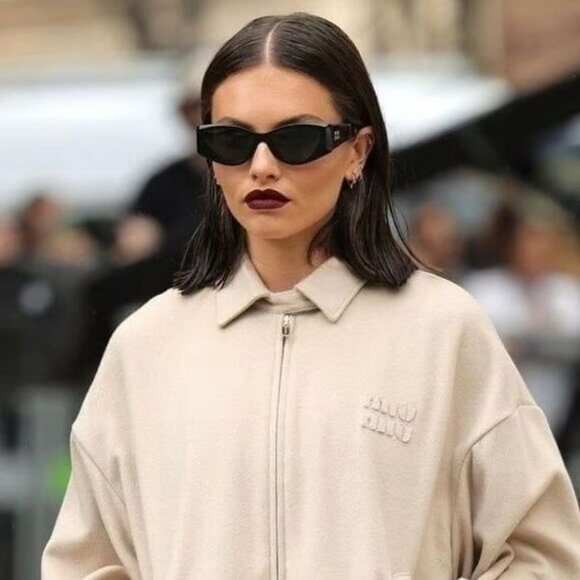 NWT MIU MIU SUNGLASSES BLACK main image 4